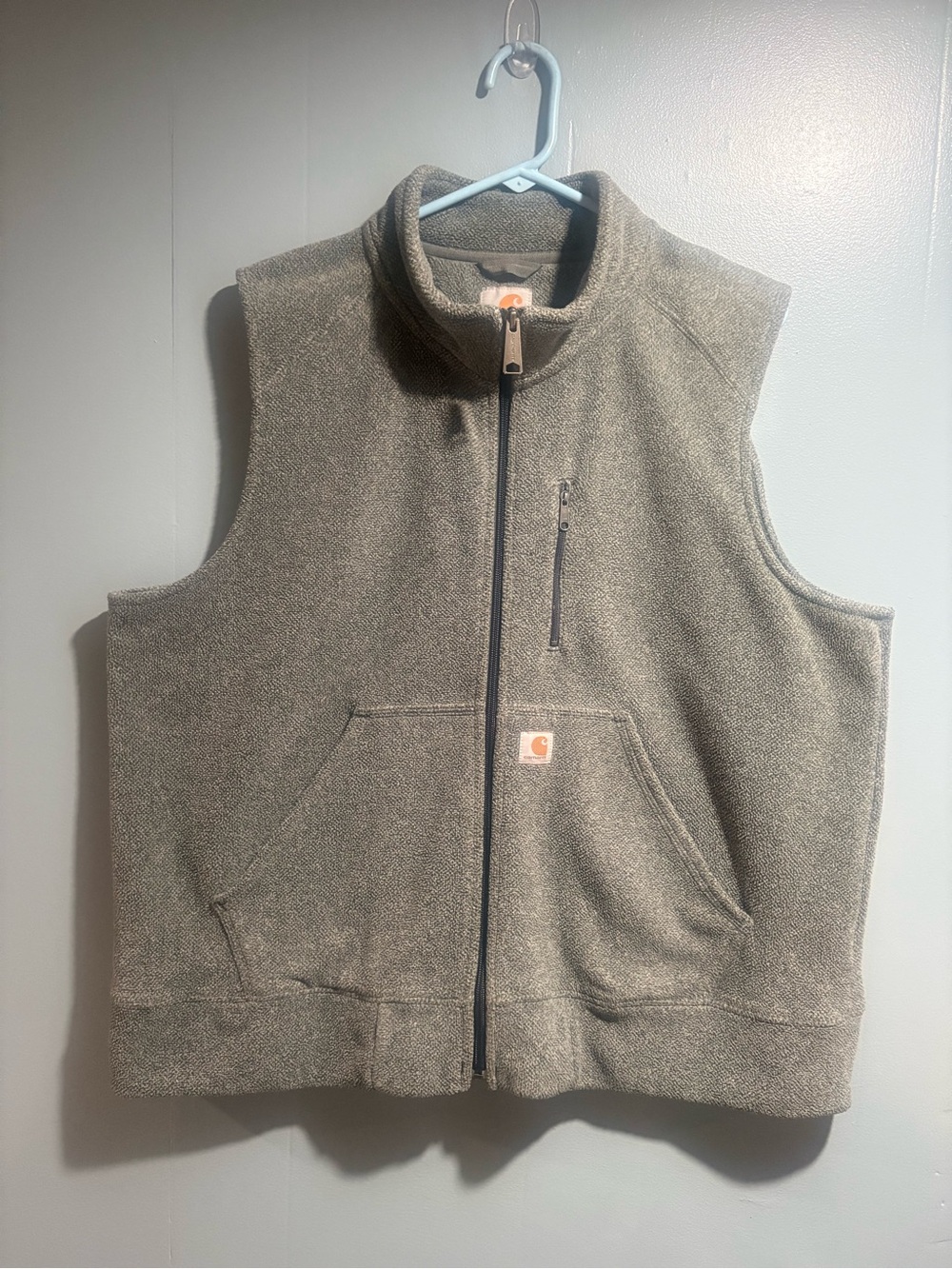 Carhartt Light Gray Fleece  Vest